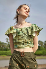 Rubik Boat Neck Top