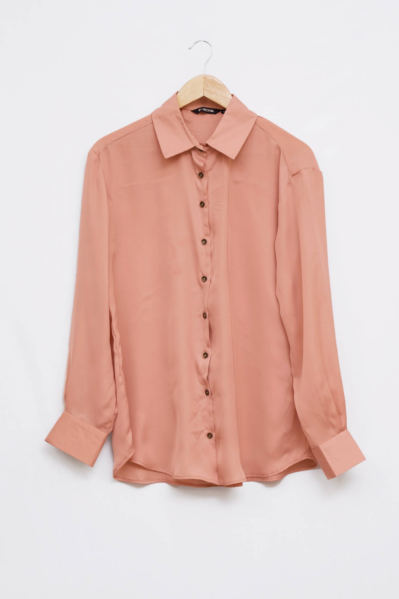 Peach Regular Fit Casual Shirt