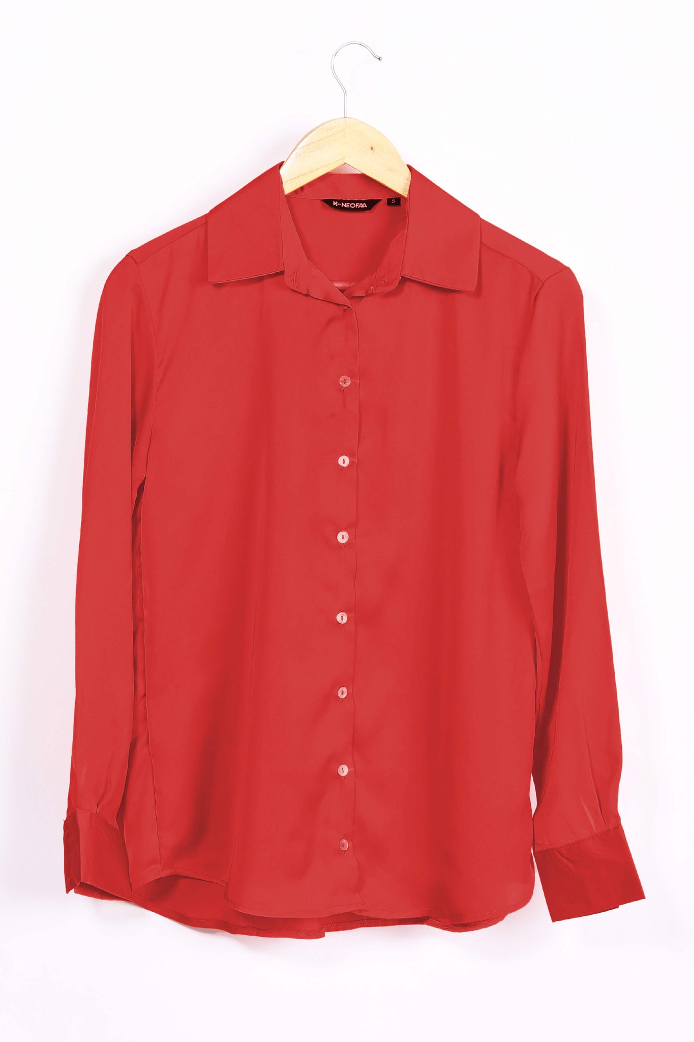Scarlet Red Regular Fit Casual Shirt