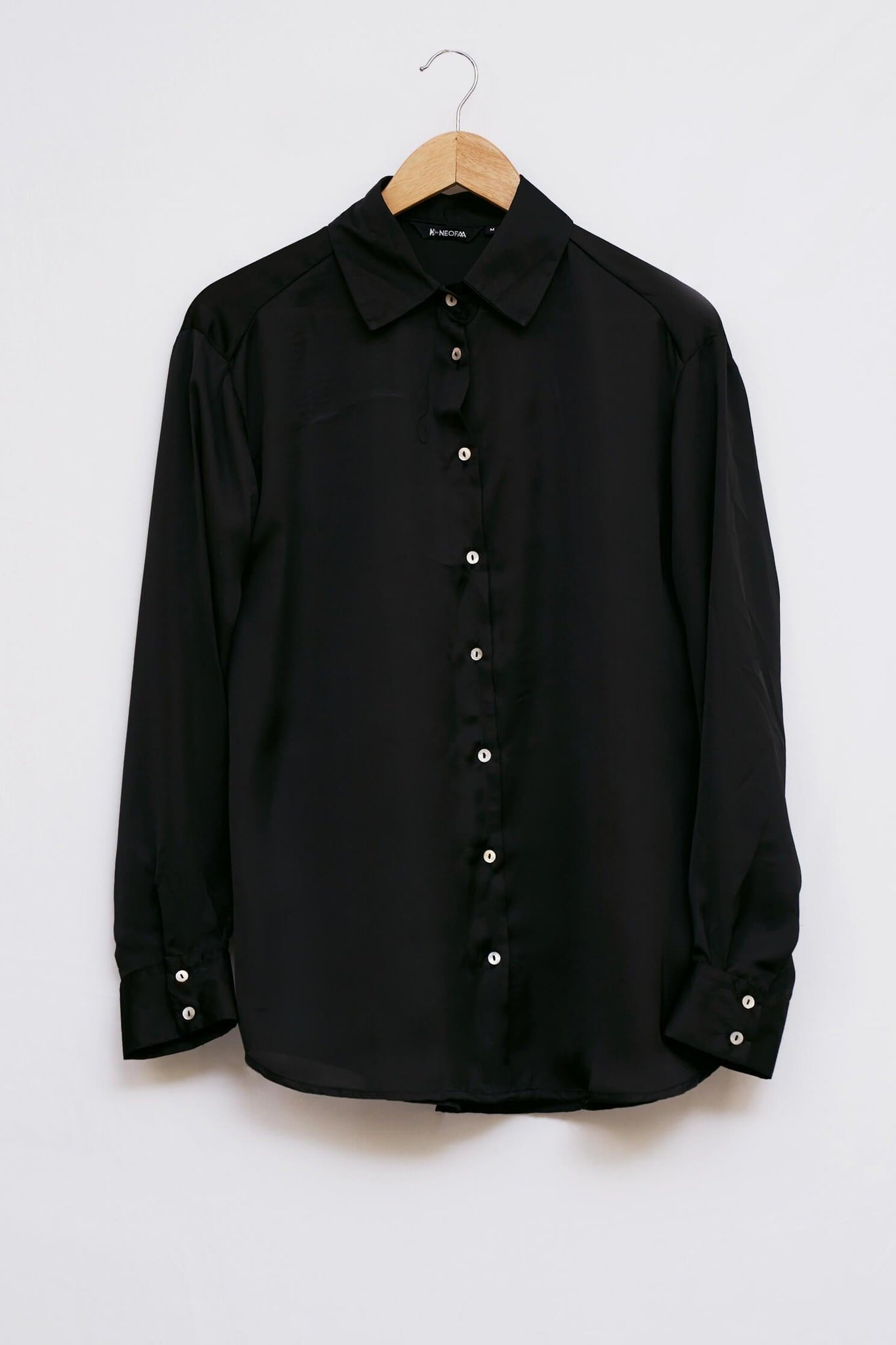 Black Regular Fit Casual Shirt - neofaa.com