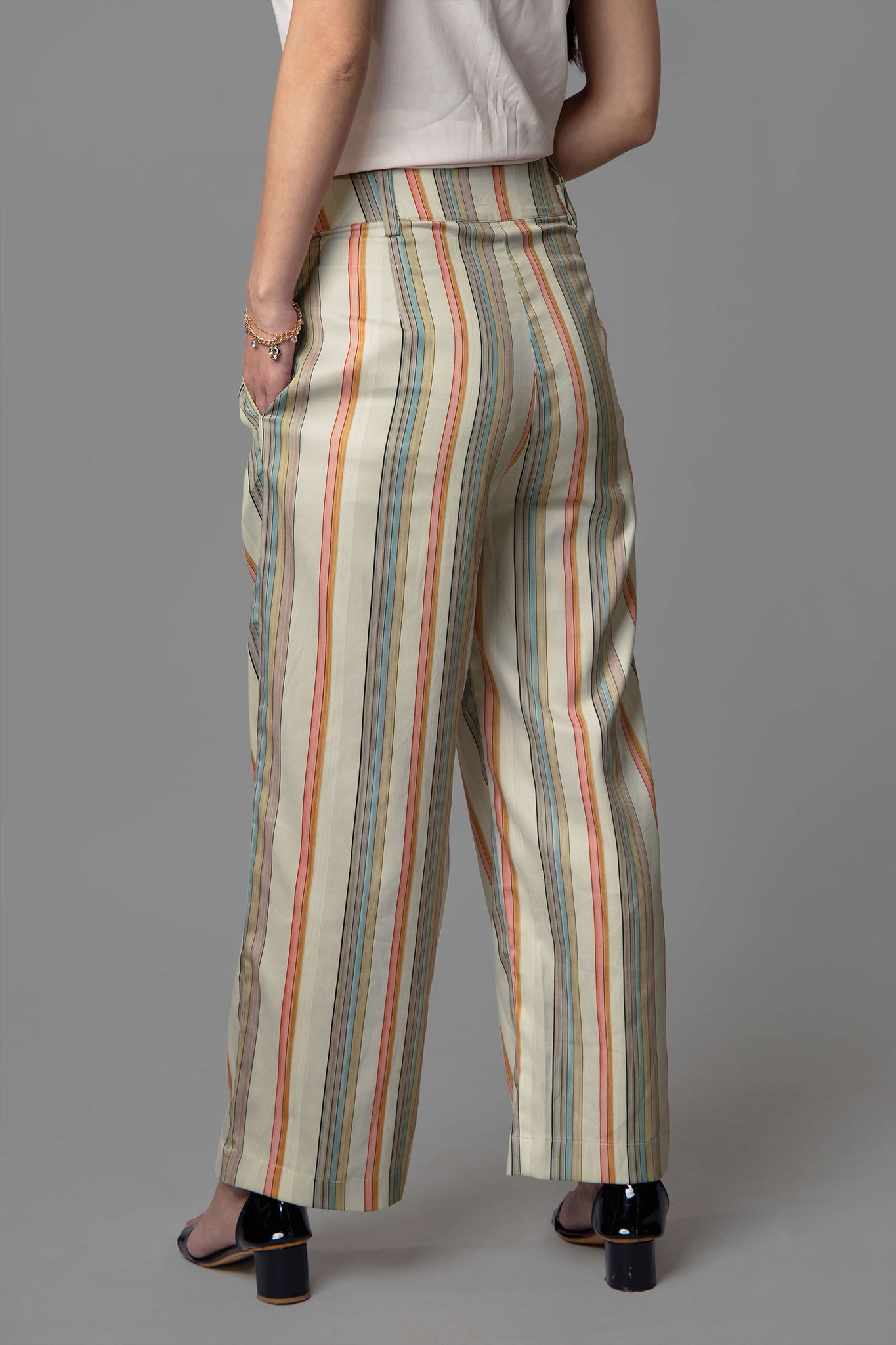 Stripes Regular Fit Trouser