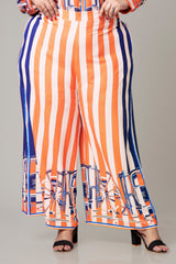 Voguish Stripes Ladies Bottom Wear