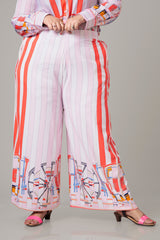 Voguish Stripes Ladies Bottom Wear