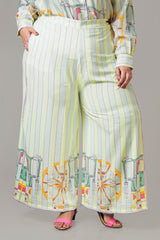 Voguish Stripes Ladies Bottom Wear