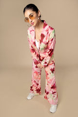 Tie Dye Blazer Co-Ord Set For Women
