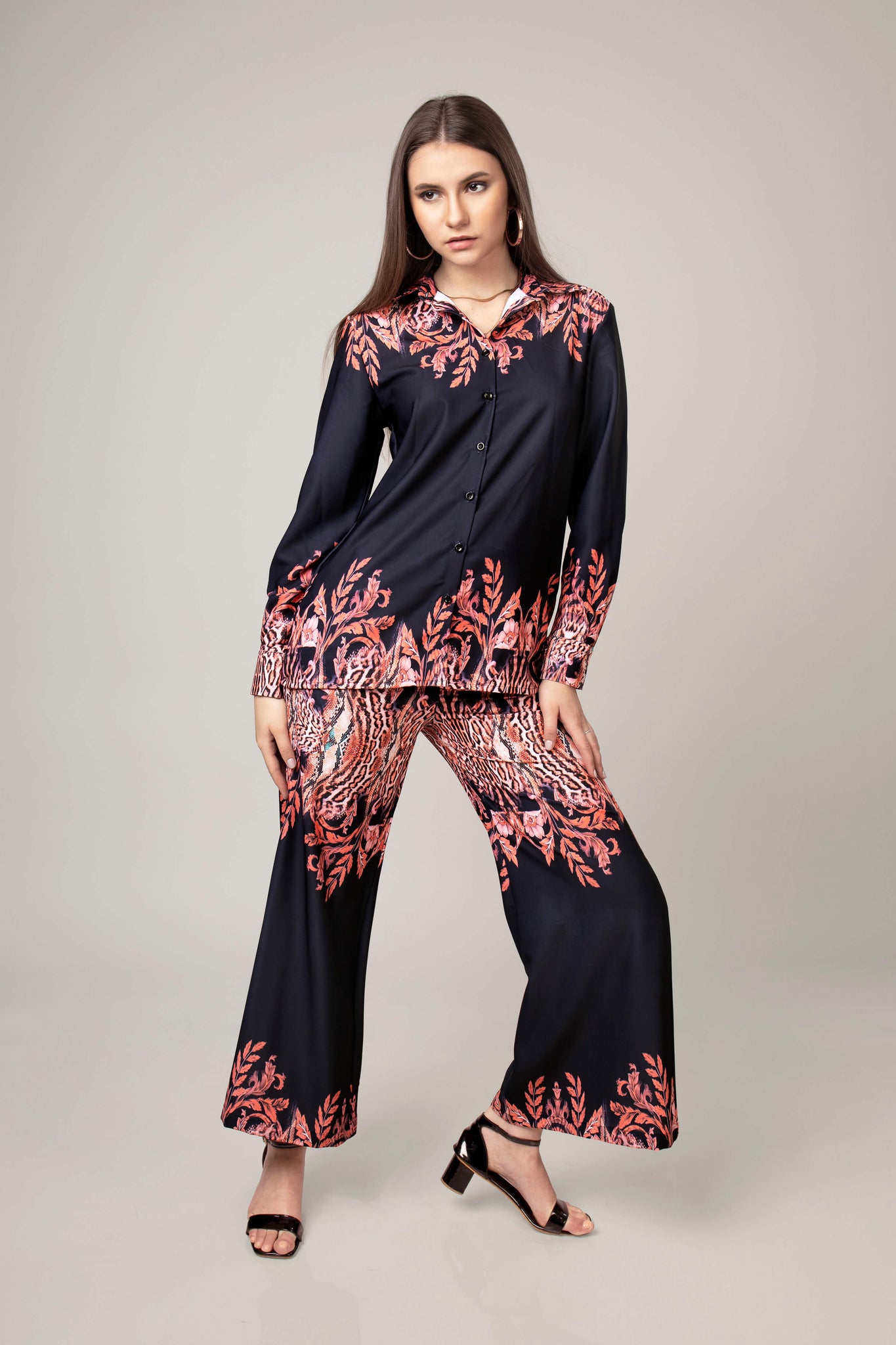 Trendy Leafage Co-Ord Set For Women