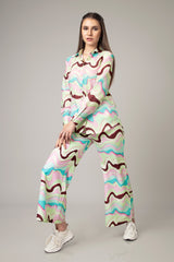 Marble Co-Ord Set For Women