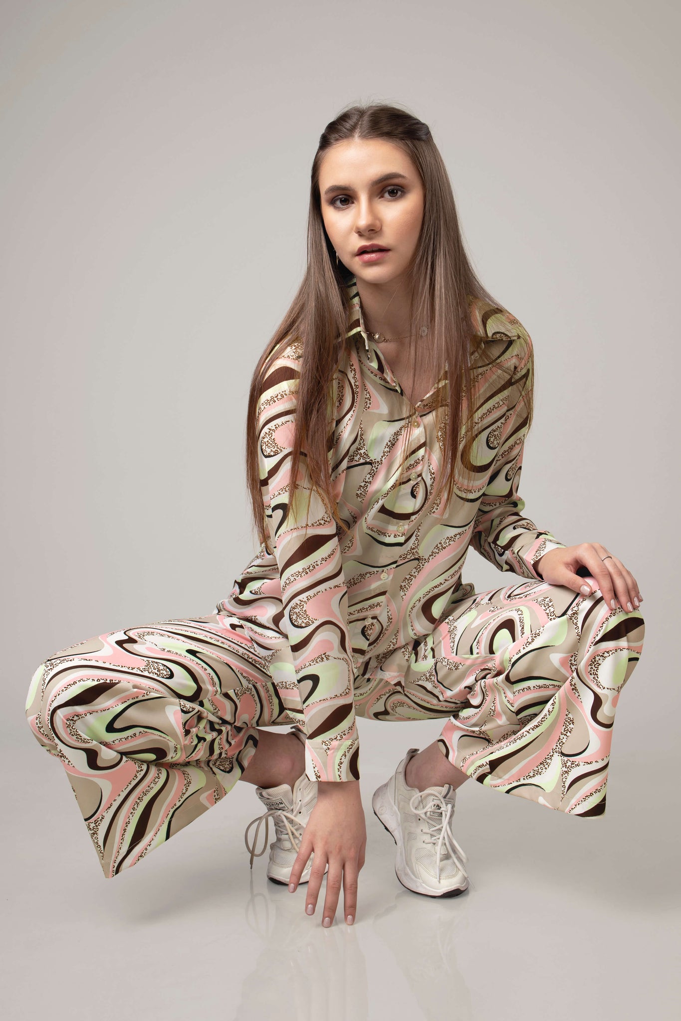 Stylish Abstract Co-Ord Set For Women