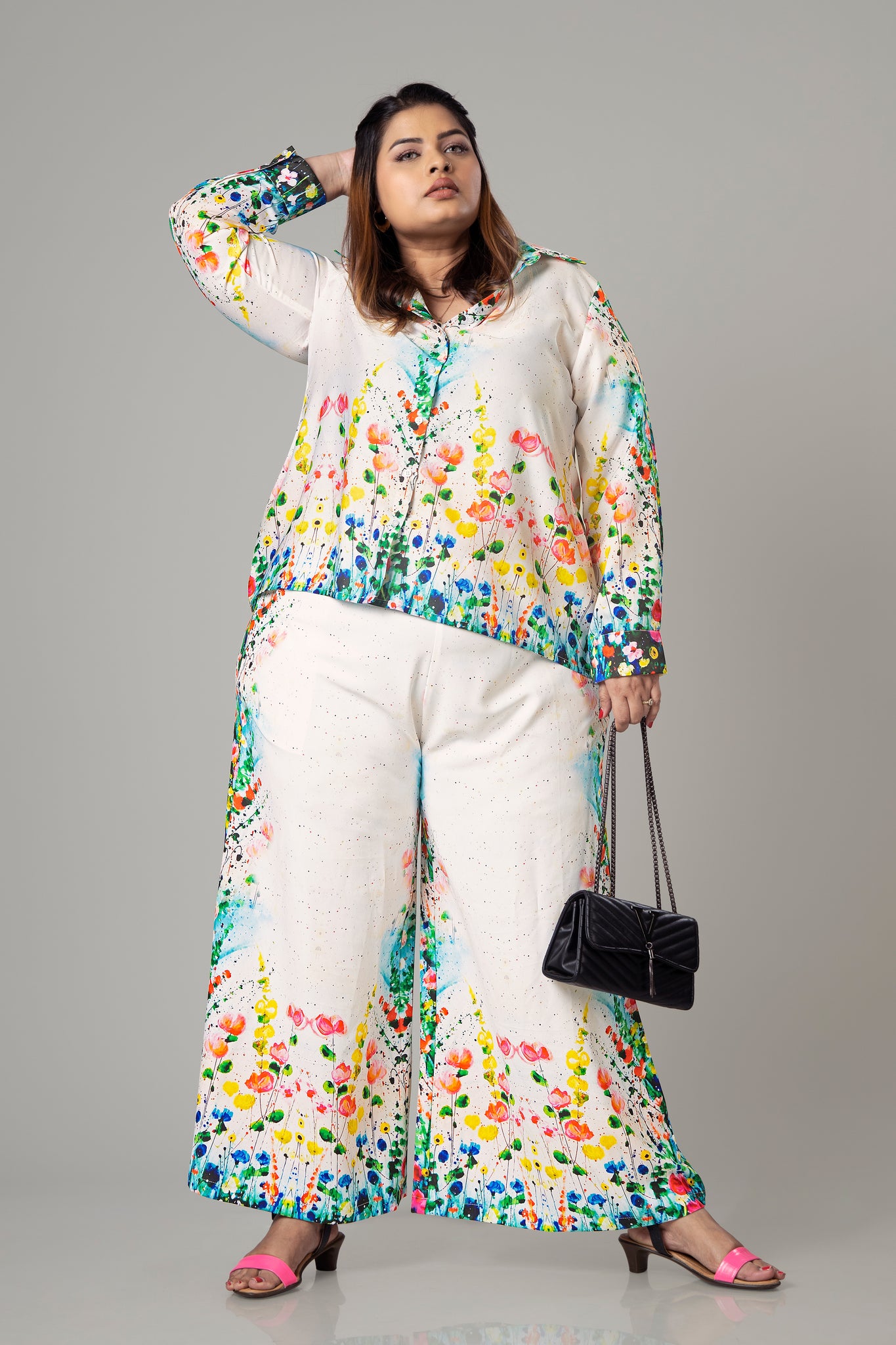 Spiffy Floral Co-Ord Set For Women
