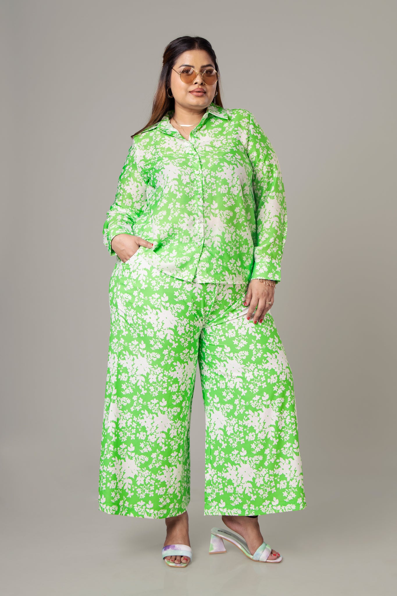 Leafage Co-Ord Set For Women