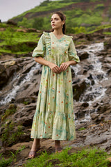 Luna V Neck Maxi Dress