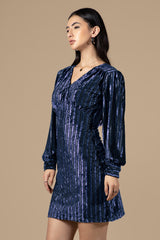 Royal Imported Velvet Midi Dress For Women