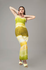 Shibori Maxi Dress For Women