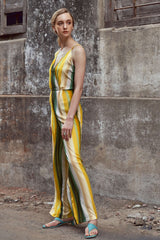 Multi V-Neck Strappy Jumpsuit