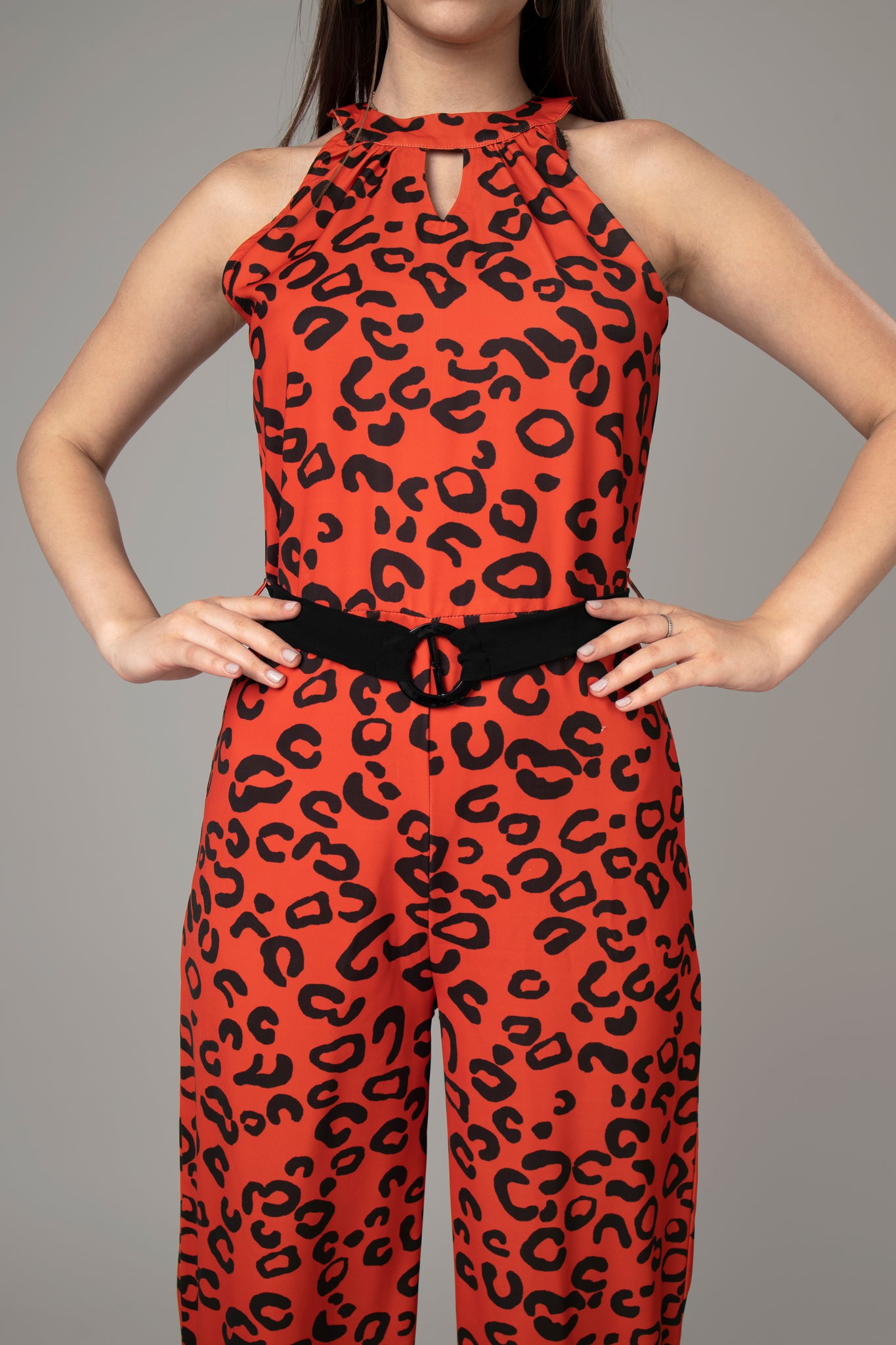 Abstract Jumpsuit for Women