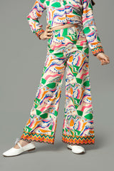 Unique Abstract Flared Bottom For Girls
