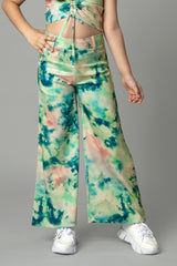 Tie & Dye Flared Bottom For Girls