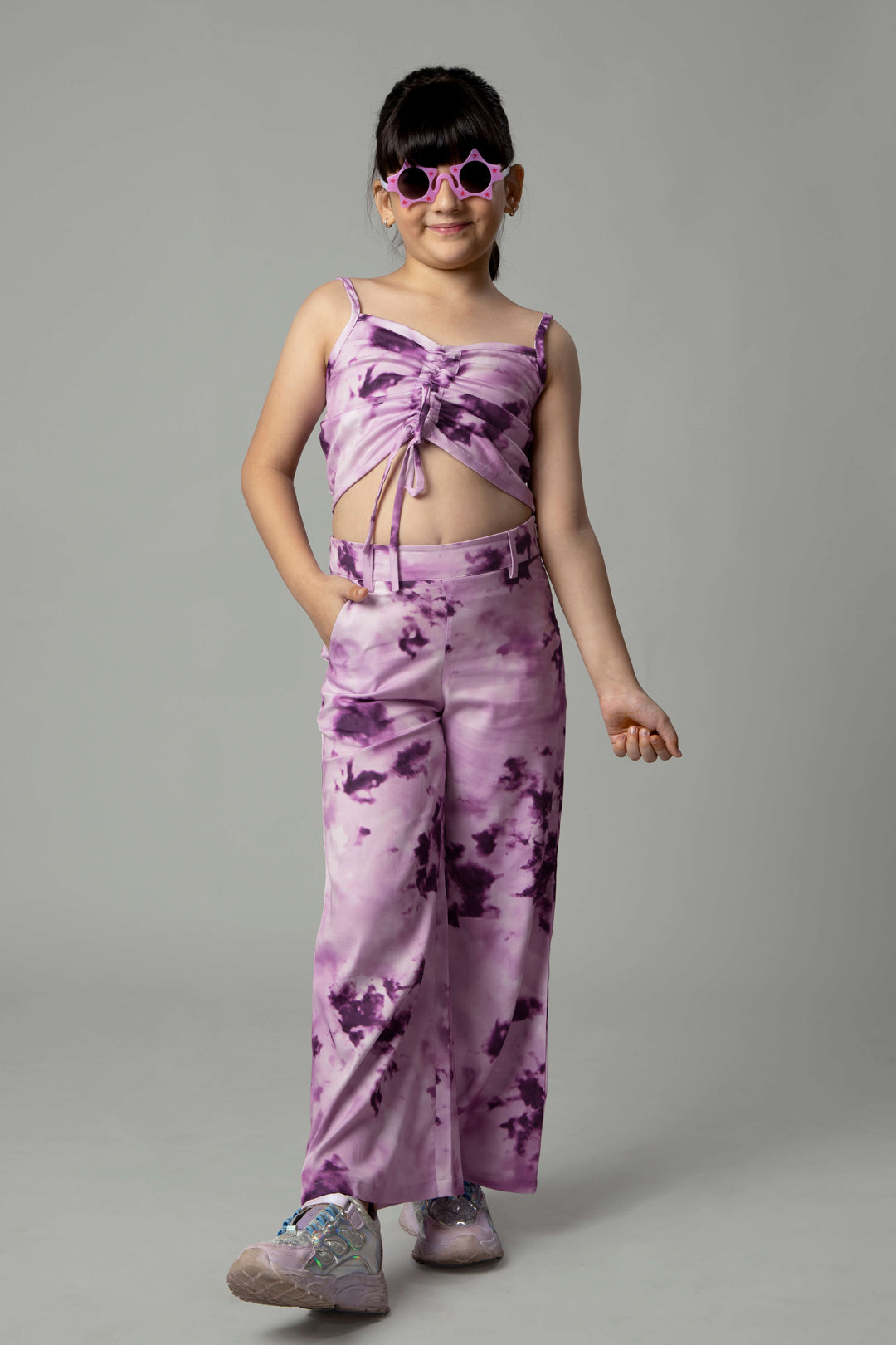 Tie & Dye 2 Piece Co-Ord Set For Girls