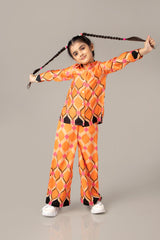 Hedwig Flared Bottom Co-ord Set For Girls