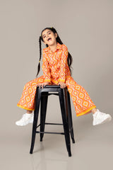 Sallie Flared Bottom Co-ord Set For Girls