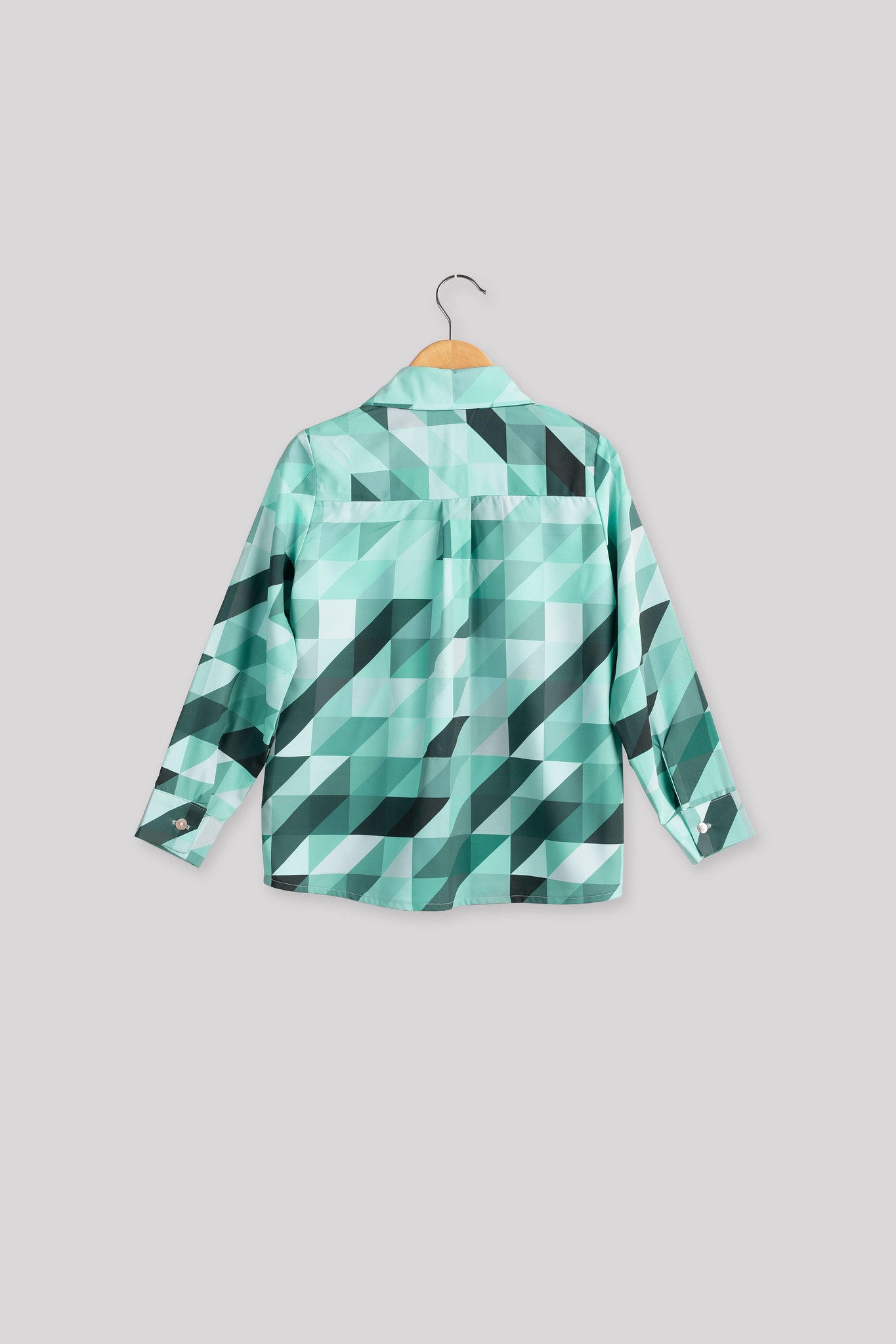 Abstract Regular Fit Casual Shirt For Girls