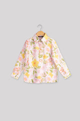 Floral Regular Fit Casual Shirt For Girls