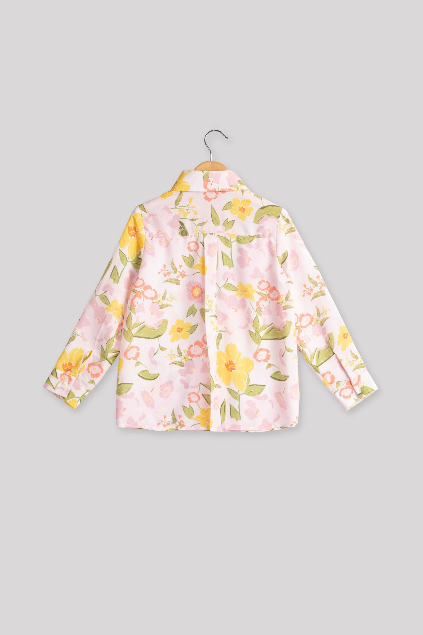 Floral Regular Fit Casual Shirt For Girls