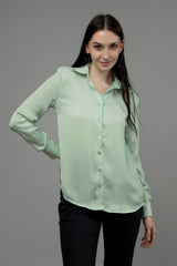 Plain Regular Fit Casual Shirt
