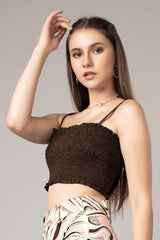 Strappy Crop Top For Women