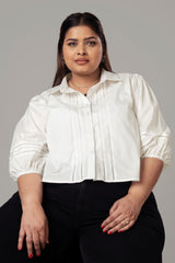 White Casual Shirt For Women