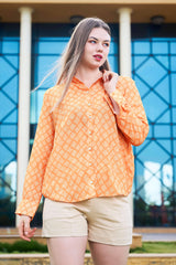 Traditional Lurex Regular Fit Casual Shirt