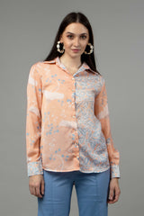 Leaf Regular Fit Spread Collar Shirt
