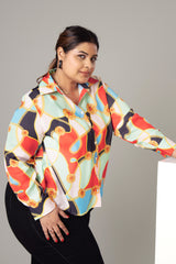Trendy Chain Print Shirt For Women