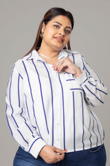 Stripes Casual Shirt For Women