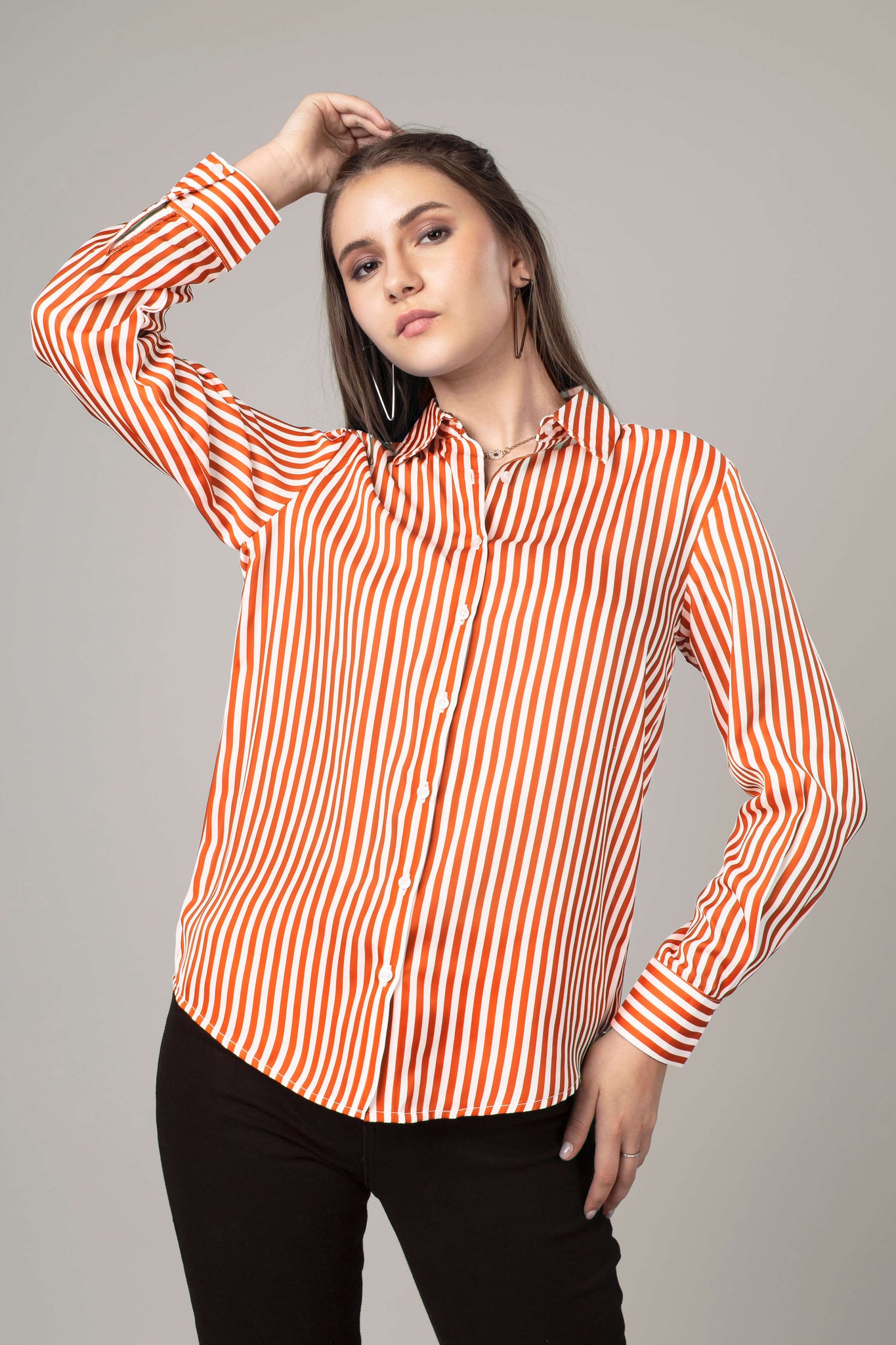 Stripes Casual Shirt For Women