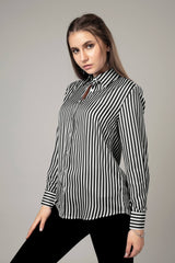 Stripes Casual Shirt For Women