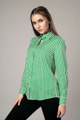 Stripes Casual Shirt For Women