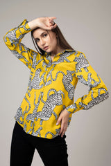 Leopard Printed Shirt For Women
