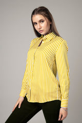 Stripes Casual Shirt For Women
