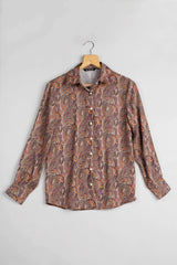 Seamless Paisley Shirt For Women