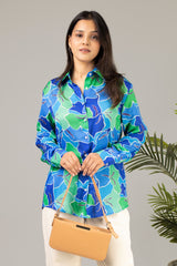 Royal Abstract Shirt For Women