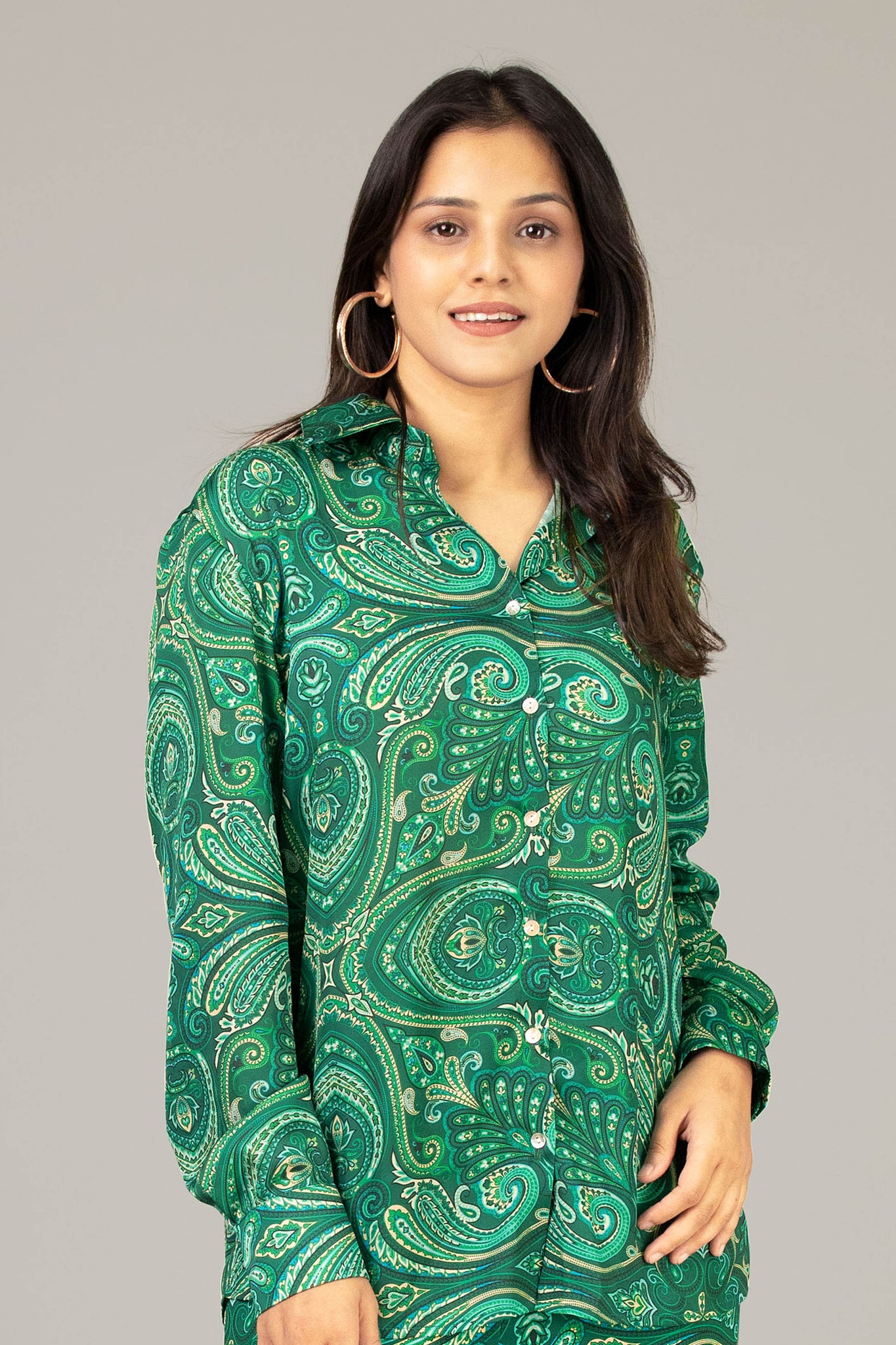 Exclusive Paisley Shirt For Women