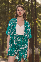 Snowflake Floral Longline Shrug