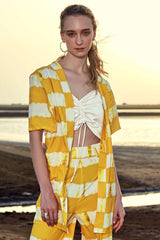 Shibori Longline Shrug