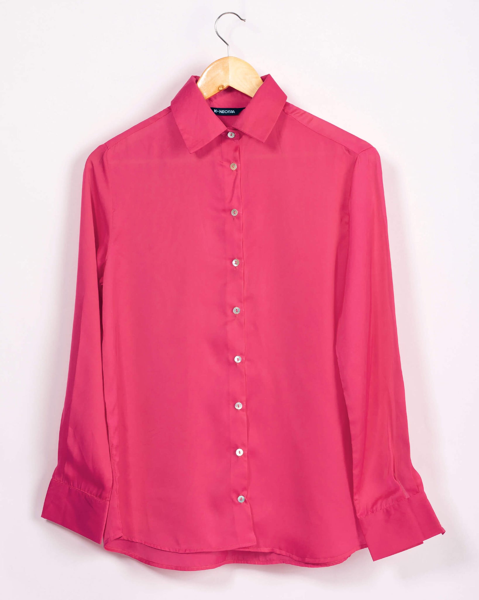 Pink Regular Fit Casual Shirt